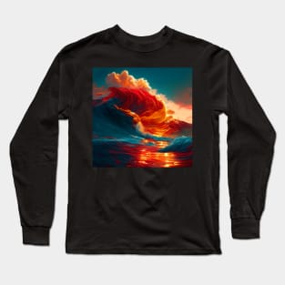 Wild wave Long Sleeve T-Shirt